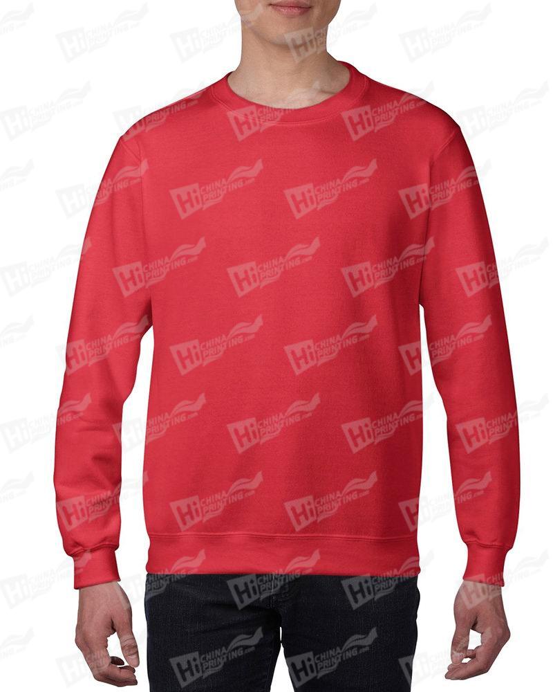 Gildan Mens Sweatshirt For DIY-Red One